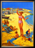 Buy Mablethorpe and Sutton-on-sea, BR poster, circa 1950s at AllPosters.com