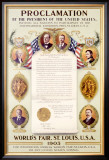 Presidents Proclamation at 1903 World's Fair