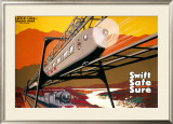 Buy The George Bennie Railplane, LNER Poster, 1929 at AllPosters.com