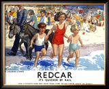 Redcar Framed Giclee Print