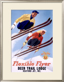 Buy Deer Lodge Flexible Flyer Ski, c.1954 at AllPosters.com