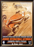 Journee Internationale Automobile Framed Giclee Print
