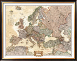 Europe Political Map, Executive Style