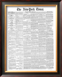 New York Times, April 13, 1861: War Commenced, The First Gun Fired