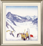 Buy Switzerland, VII Summer Glacier Ski at AllPosters.com