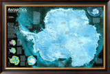 Antarctica Satellite Map