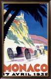 Monaco F1 Grand Prix, c.1932 Framed Giclee Print