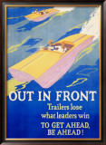 Out in Front Framed Giclee Print