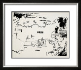 Map of Eastern U.S.S.R. Missile Bases, c.1985-86