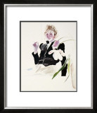 Buy Celia in a Black Dress with White Flowers No. 48 at AllPosters.com