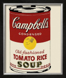 Buy Campbell's Soup Can, c.1962 (Old Fashioned Tomato Rice) at AllPosters.com