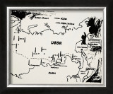 Map of Eastern U.S.S.R. Missile Bases, c.1985-86