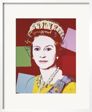 Reigning Queens: Queen Elizabeth II of the United Kingdom, c.1985 (Dark Outline)