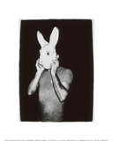 Man with Rabbit Mask, c.1979 Giclée-Druck