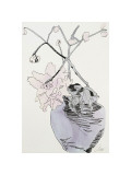 Flowers, c.1974 (Pink Peony in Blue Vase)