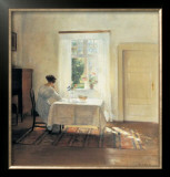Buy Woman Seated at a Table by a Window at AllPosters.com