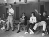 Bobby Darin Singing; Pat Boone, Annette Funicello, Paul Anka and Frankie Avalon Watch at Rehearsal