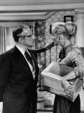 Actress Eve Arden with Molasses on Face with Actor Gale Gordon in Scene from 