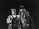 Etta James Performing with Ted Nugent on Stage at Country-Rock Crossover Concert in the Silverdome Premium Photographic Print
