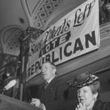 B. Carroll Reece During the Republican Dinner Meeting