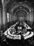 Gathering Documents in Salle De Brosse of Luxembourg Palace at Foreign Ministers' Peace Conference