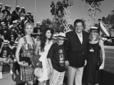 Actor Paul Sorvino and Family Attending "Dick Tracy" Premiere at Disney-MGM Studios Theme Park