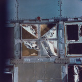 Panel of 12-Sided Bus-Sized Long Duration Exposure Facility Aboard Columbia Space Shuttle