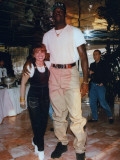Paula Abdul and Orlando Magic Basketball Player Shaquille O'Neal at Opening of Planet Hollywood Premium Photographic Print