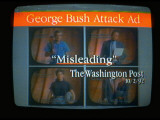 Screen Shot: Presidential Candidate Bill Clinton's TV Ad Attacking President Bush's Attack Ad