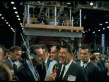 NBC News Correspondent Interviewing CA Governor Ronald Reagan at 1968 Republican Convention