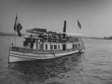 Sightseers Riding in the Excursion Boat Run by the Statue of Liberty Commission