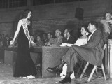 Buy Governor "Big Jim" Folsom Looking at Miss Brownsville During Beauty Contest at AllPosters.com