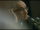 Ex-Secretary of Commerce Maurice H. Stans Testifying at Watergate Hearings