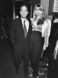 Billy Joel and Wife Christie Brinkley Arriving for Don't Bungle the Jungle! Benefit Concert Premium Photographic Print