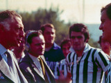 Buy President of Fiat Gianni Agnelli Talking to Soccer Players.;1968 at AllPosters.com