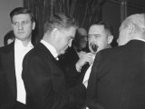 A View of Politician Bruce Barton Attending the Republican Ball at the Waldorf