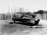 Truck Load of Bodies of Prisoners of Nazis in Buchenwald Concentration Camp