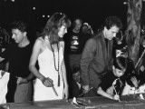 Hoffman, Headly, Beatty and Korsmo Making Cement Prints at the 