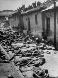 Vultures Feeding on Corpses in Alleyway after Bloody Rioting Between Hindus and Muslims Premium Photographic Print