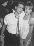 Jason Priestley with Girlfriend, Christine Elise, at Premiere of 