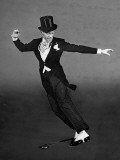 Fred Astaire in Top Hat, Tails and Spats, Dancing 