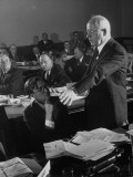 John Foster Dulles and Harold Stassen and Others Listen; Conference to Adopt UN Charter