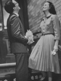 Buy Heiress, Poet, Actress Gloria Vanderbilt Laughing with Her Third Husband at AllPosters.com