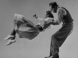 Leon James and Willa Mae Ricker Demonstrating a Step of the Lindy Hop