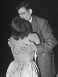 Buy Governor "Big Jim" Folsom Kissing a Woman Entered into a Beauty Contest at AllPosters.com