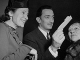 Artist Salvador Dali with Unidentified Women