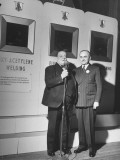 Buy Mayor Camillien Houde, Talking on Microphone at AllPosters.com