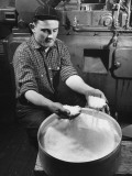 Man Working with Molded Plastics at Barton Molding Co