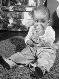 Buy 11 Month Old Michael T. Roesle Sucking on a Lemon at AllPosters.com