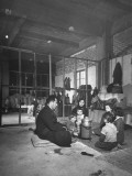 Refugee Family in Unfinished Apartment House